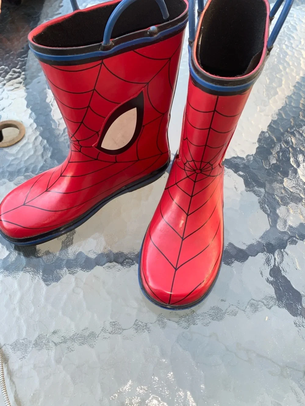 Kids Spider-Man Rain Boots size 2-3